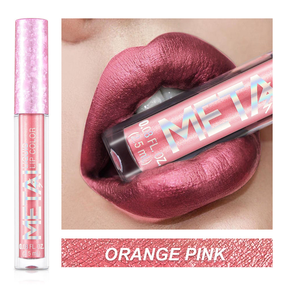 Metallic Liquid Lipstick Lip Gloss Does Not Stick To Cup Lip Glaze